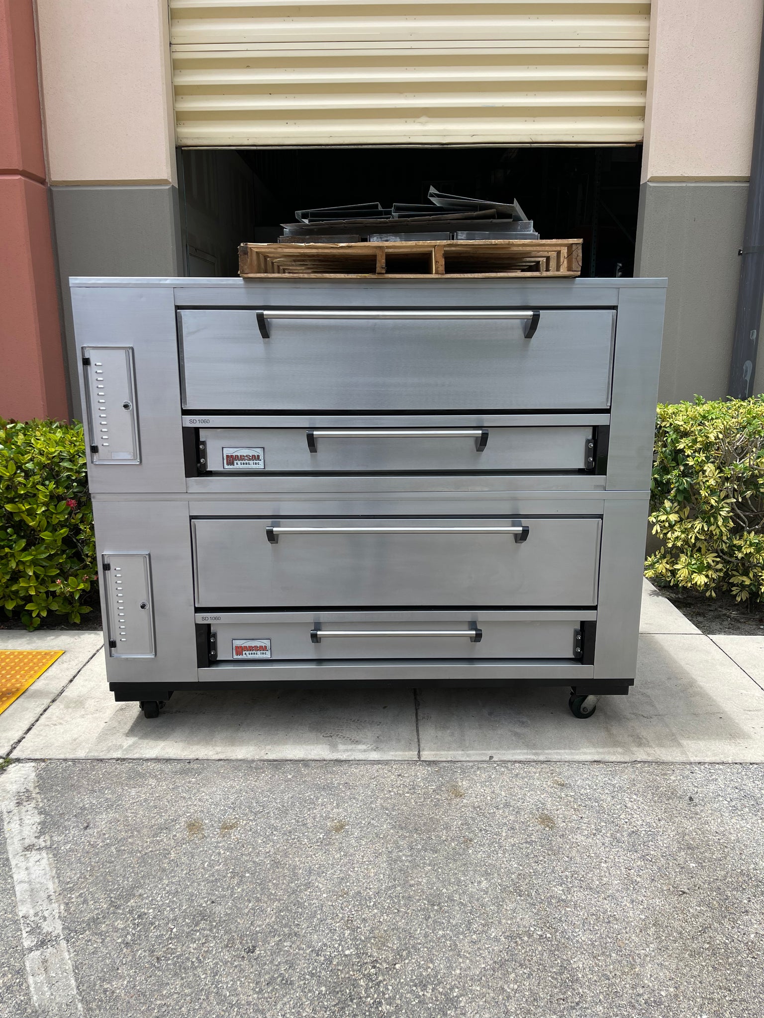 Marsal SD 1060 double stack 6 pie pizza oven