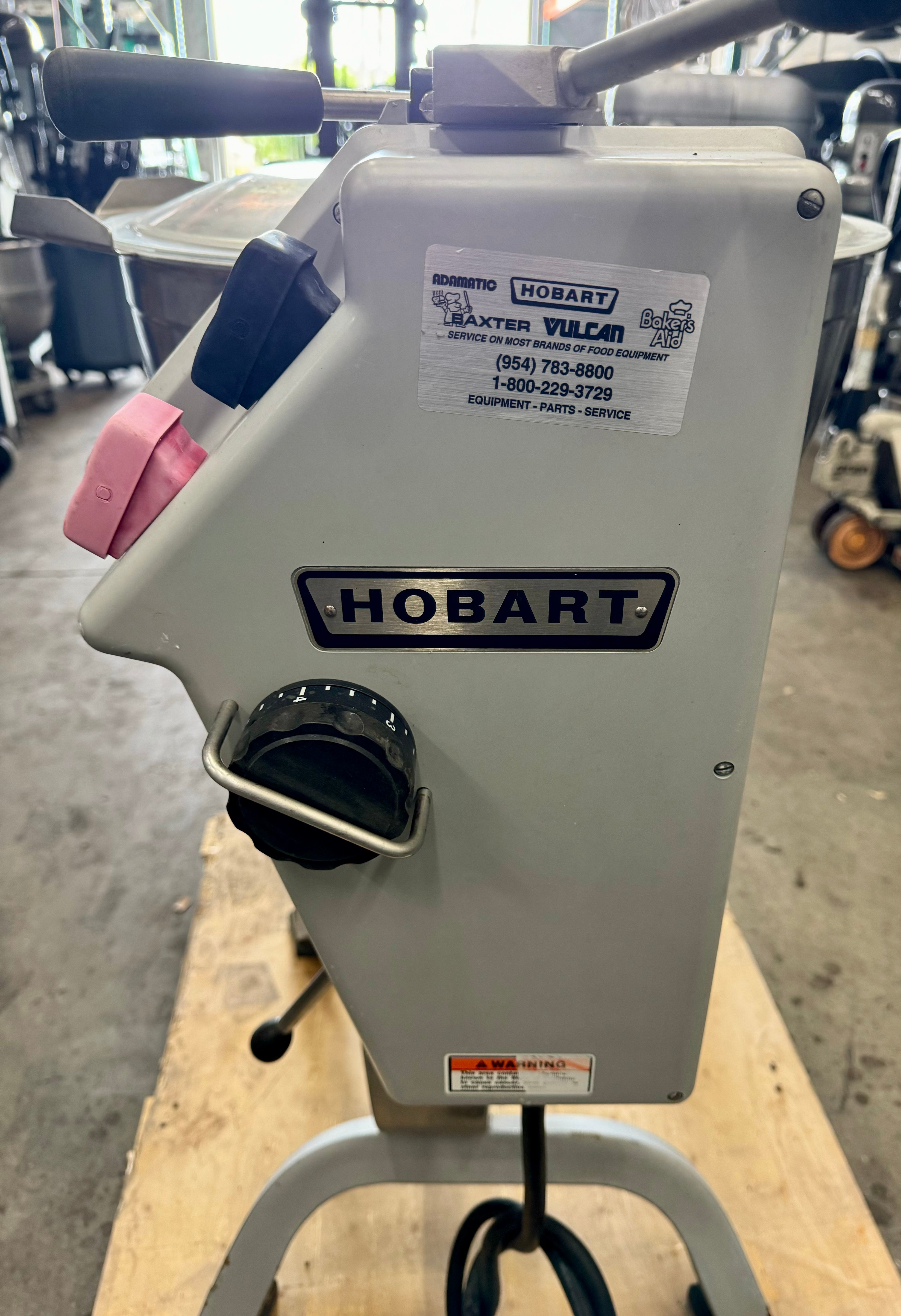Hobart HCM450-3 45 Qt. Vertical Cutter Mixer Food Processor - 480V, 3 Phase, 5 hp