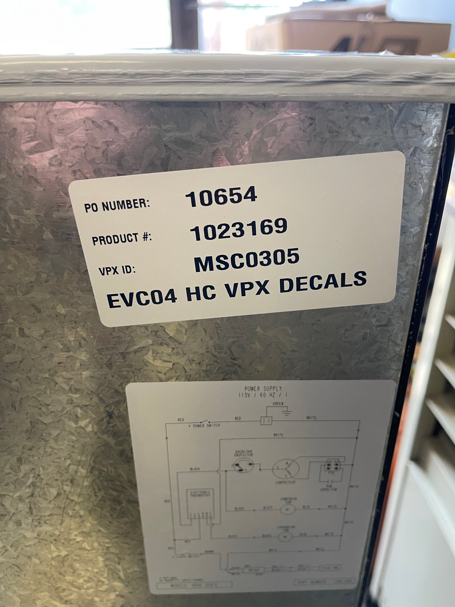 Imbera EVC04 21” One Selection Glass Door Merchandiser Rt Hinge Door New In Box