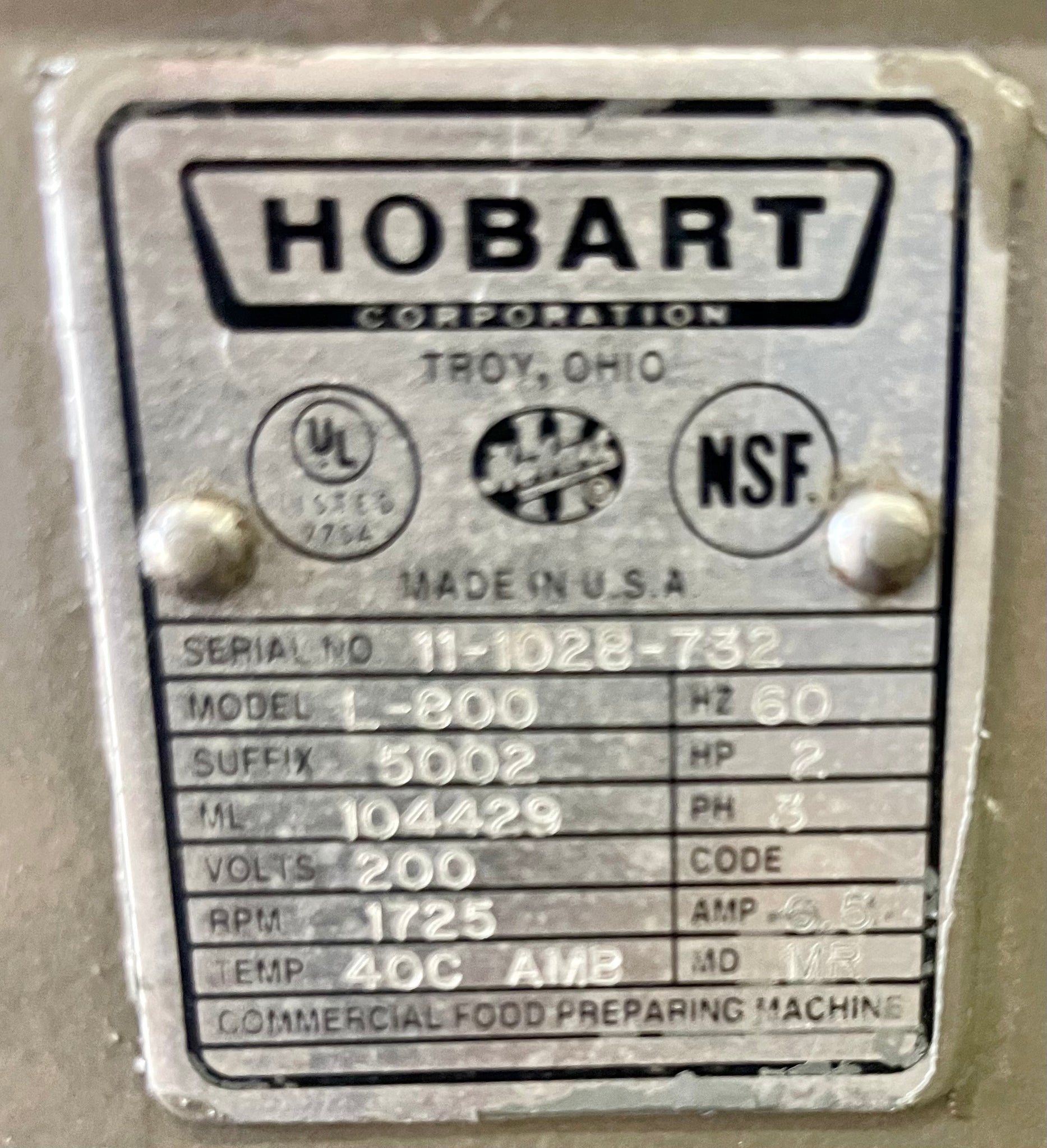 Hobart 30 Qt Heavy Duty Mixer D300T w/ SS Bowl, Guard and 3 Attachment —  Palm Beach Restaurant Equipment