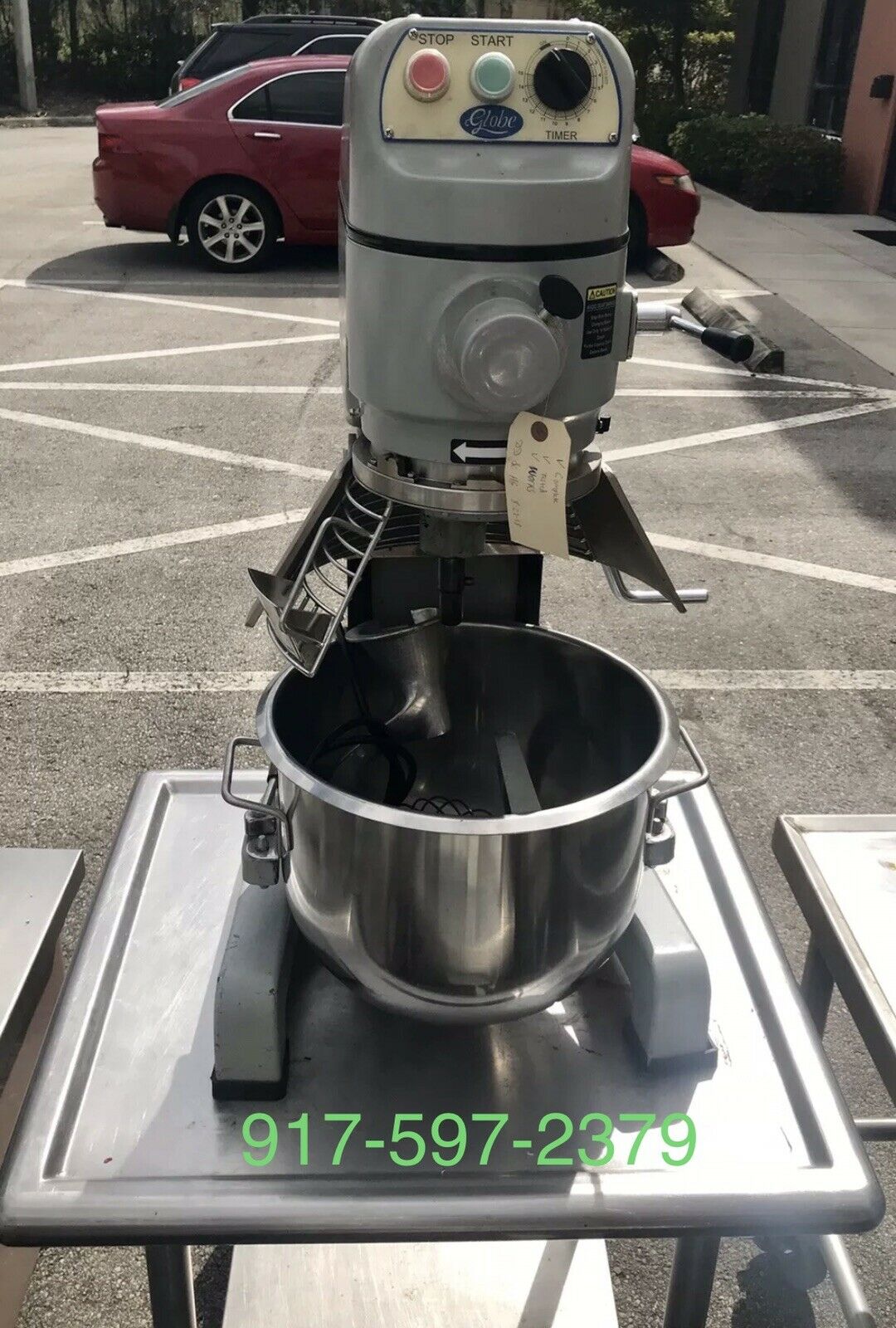 Globe - SP25 - 25 Qt Bench Mixer Comes With Table