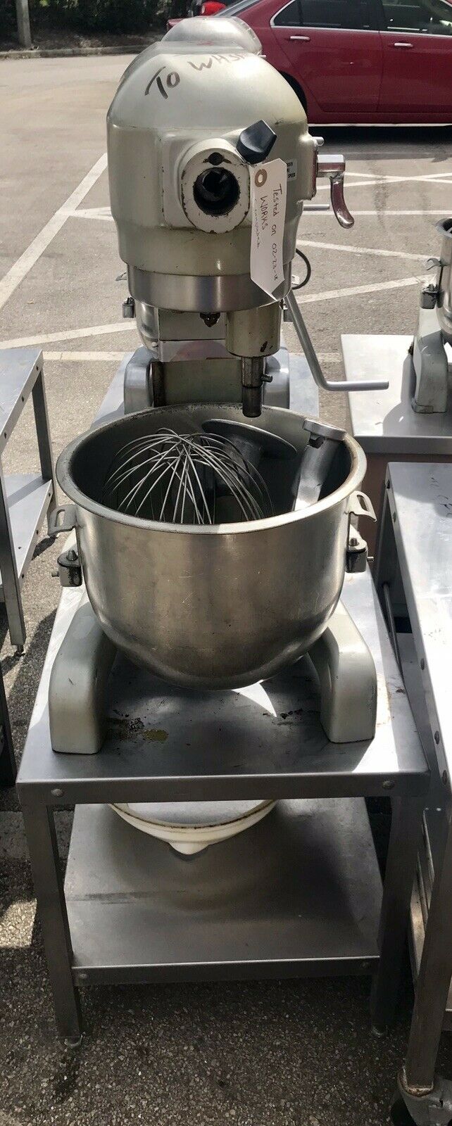 Hobart A-200T Commercial 20 QT Bakery Baking Dough Mixers with Bowl Whisk Paddle
